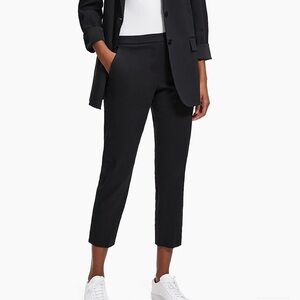 Theory Treeca Linen Pullon crop Pants
